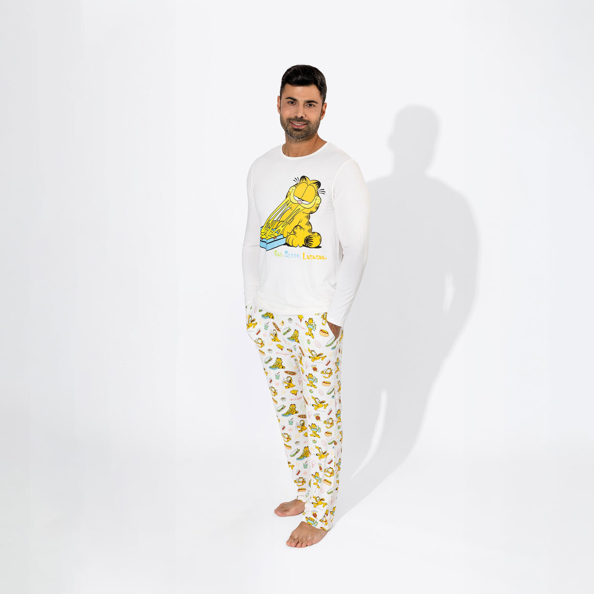 Garfield: Snack Attack Bamboo Men's Pajama Set - HoneyBug 