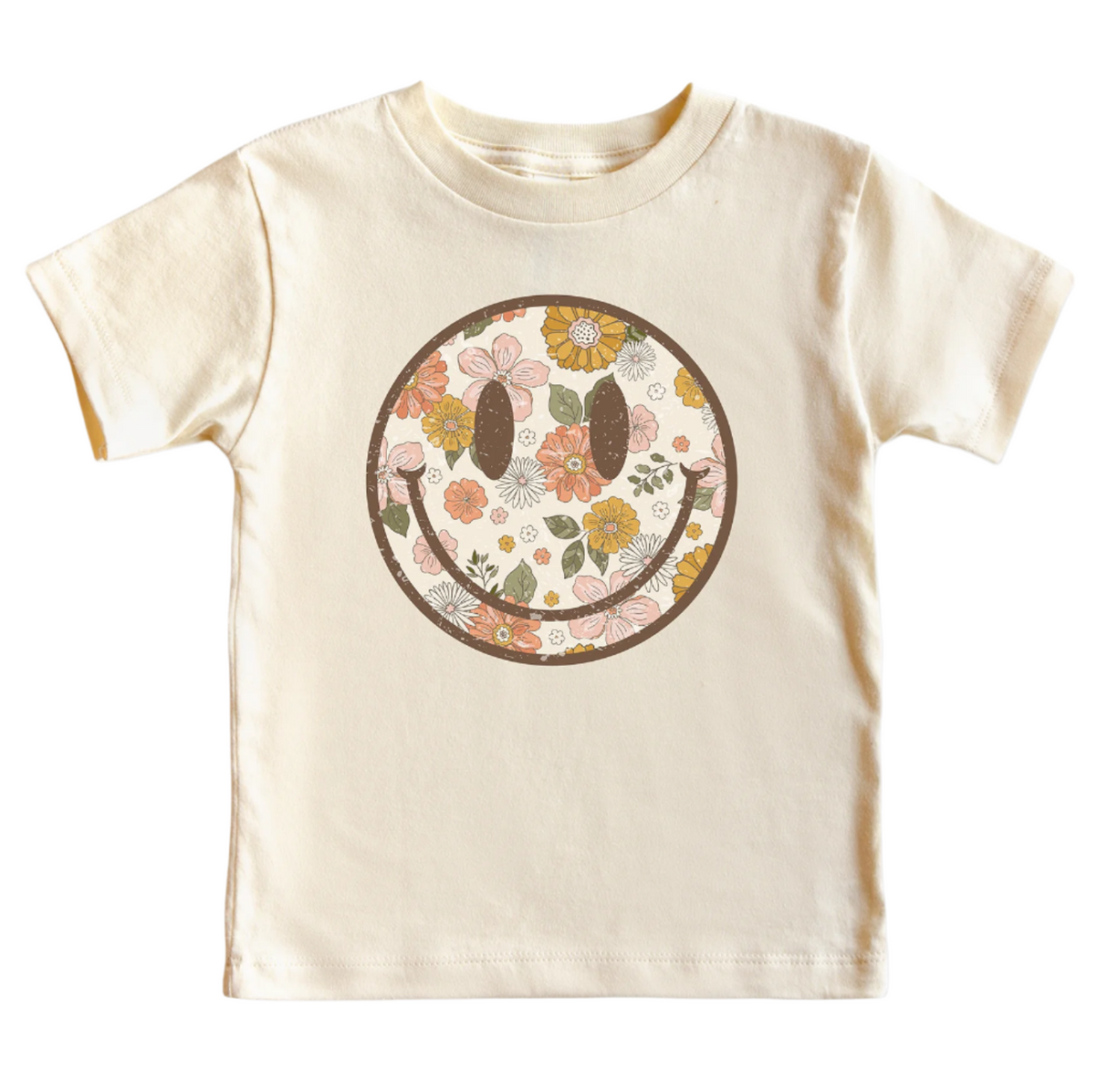 Floral Smiley - HoneyBug 