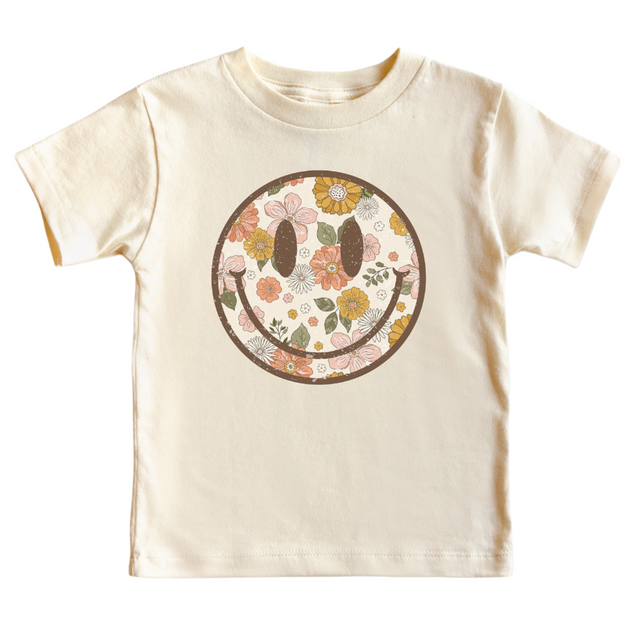 Floral Smiley - HoneyBug 