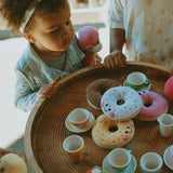 Pretend Play Food Rattle - Plush Donut - HoneyBug 