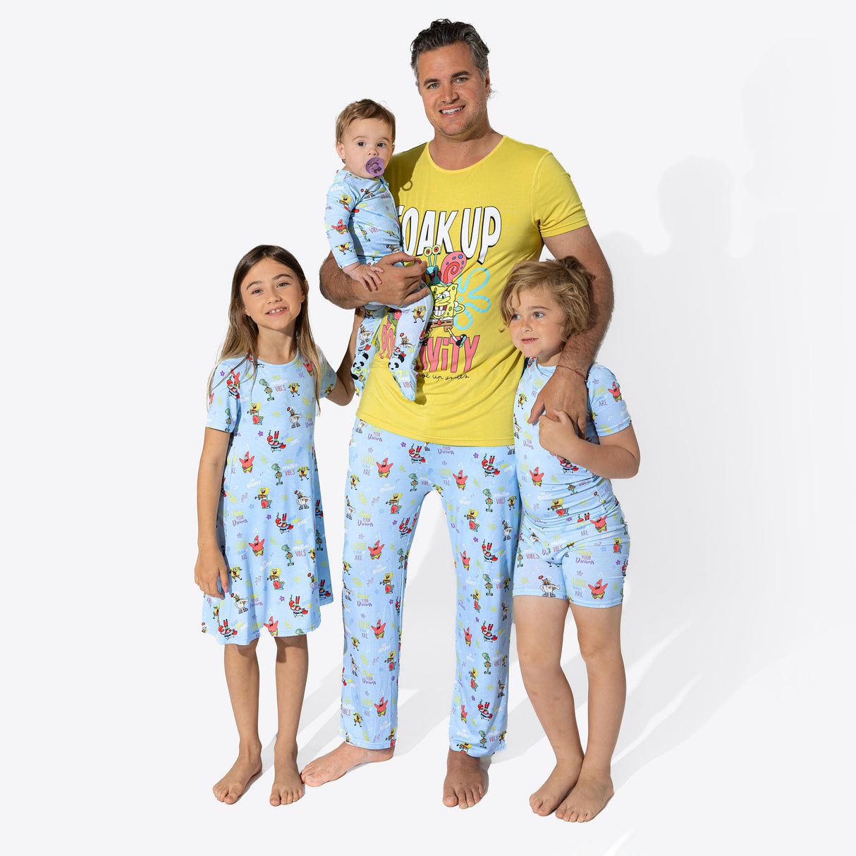 SpongeBob SquarePants: Good Vibes Bamboo Convertible Footie - HoneyBug 