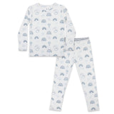 Grey Rainbows Bamboo Kids Pajamas - HoneyBug 