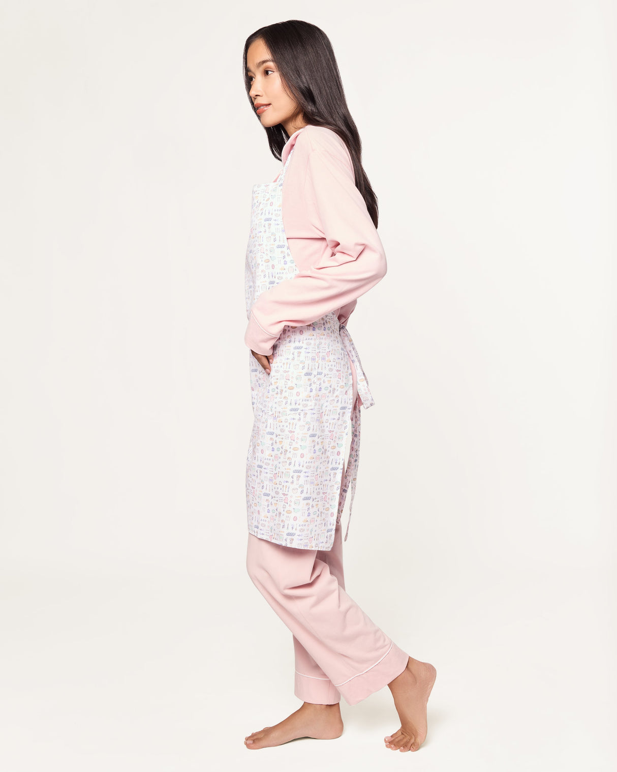 Adult's Twill Apron in Baking Spirits Bright - HoneyBug 