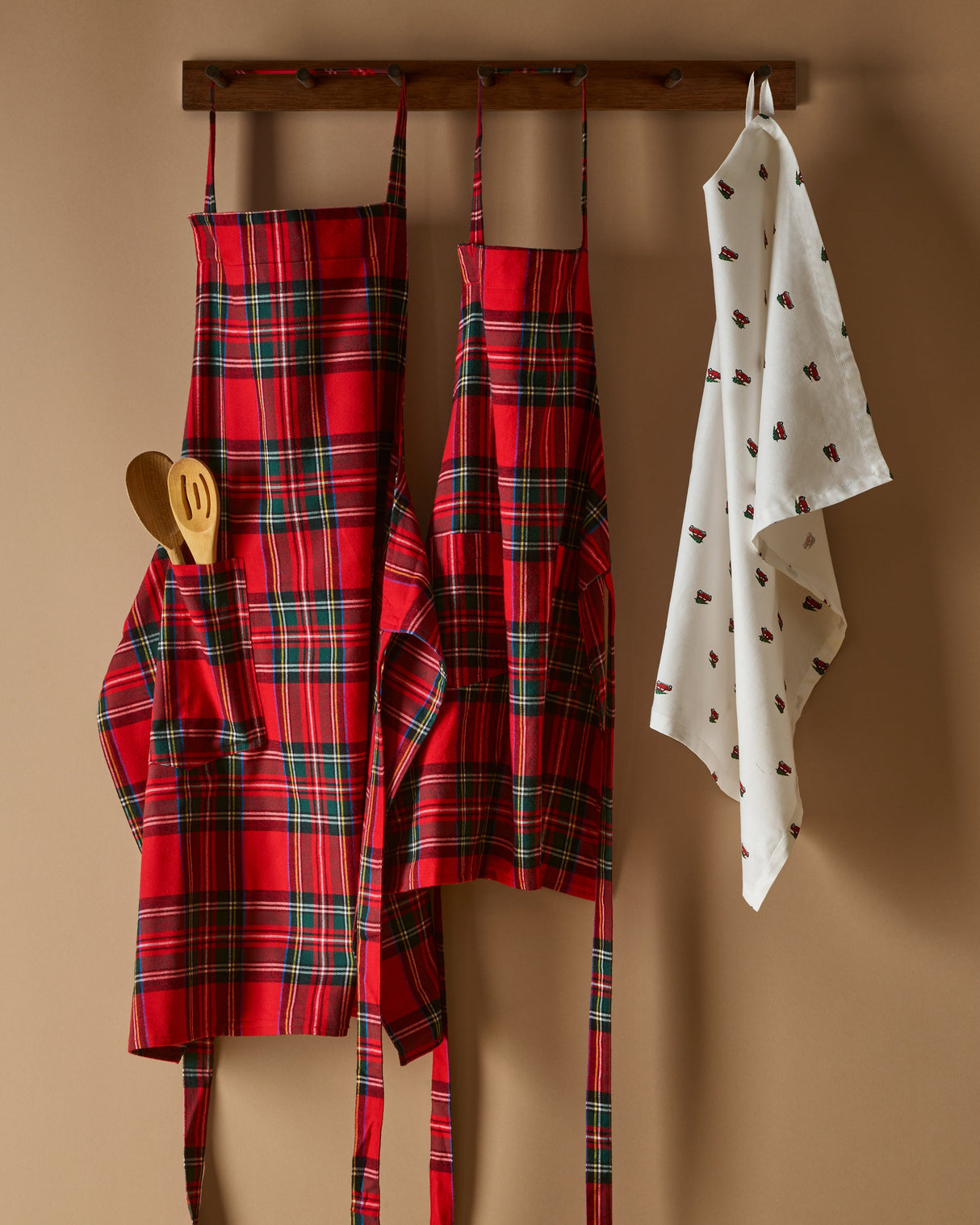 Kid's Apron in Imperial Tartan - HoneyBug 