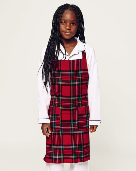 Kid's Apron in Imperial Tartan - HoneyBug 