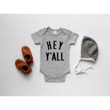 Hey Y'All Organic Baby Bodysuit - HoneyBug 