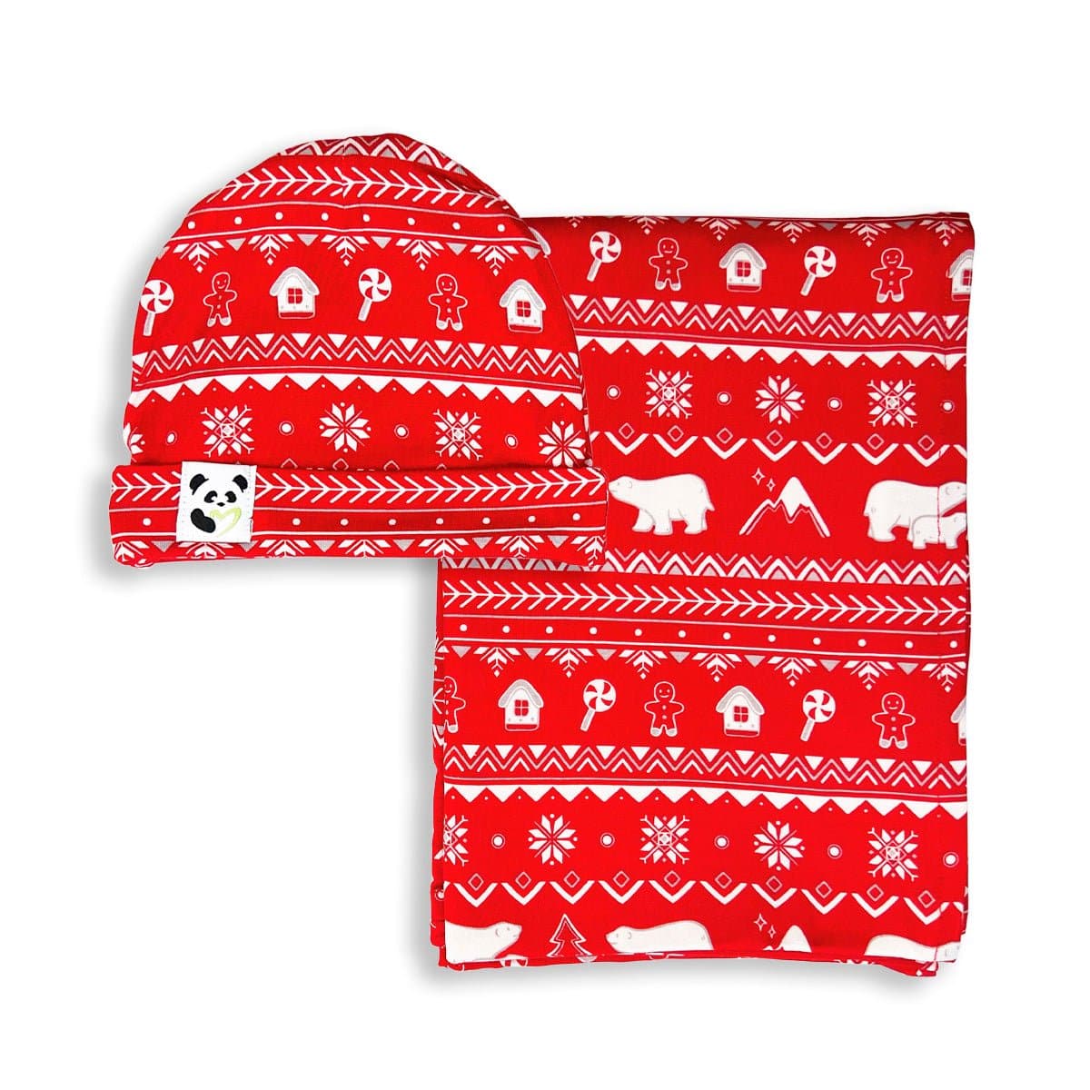 Bamboo Swaddle & Beanie Set - HoneyBug 