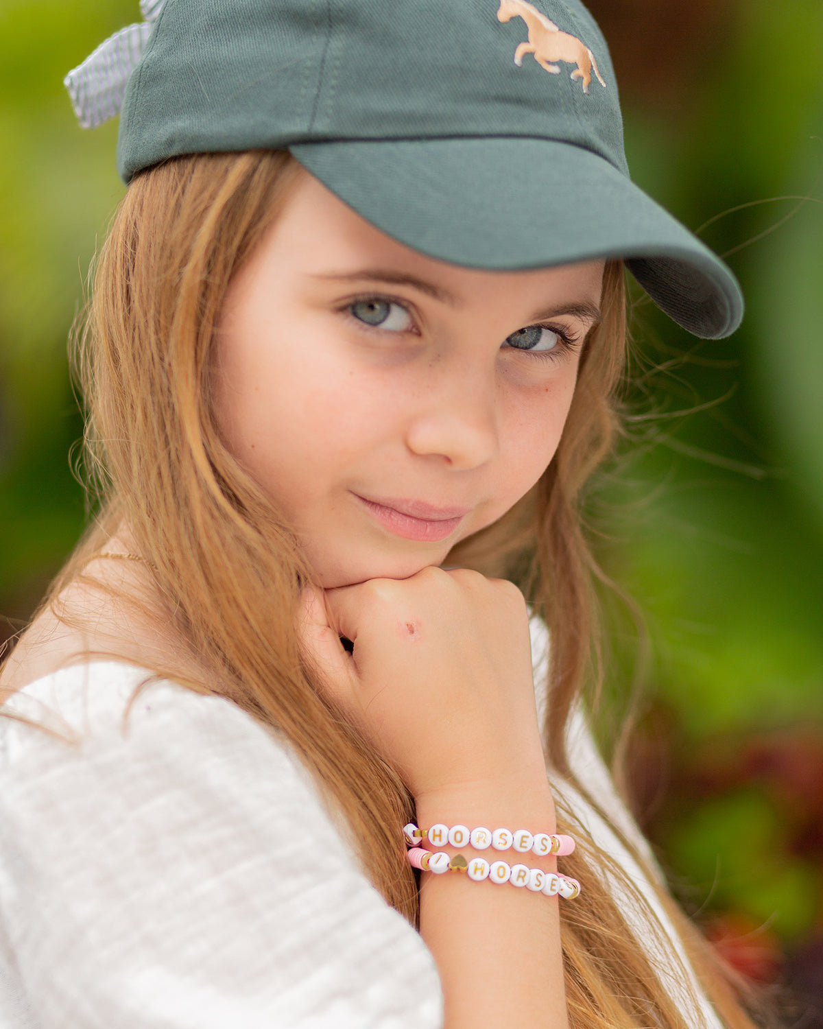 Horse Bow Baseball Hat (Baby/Toddler, Youth)