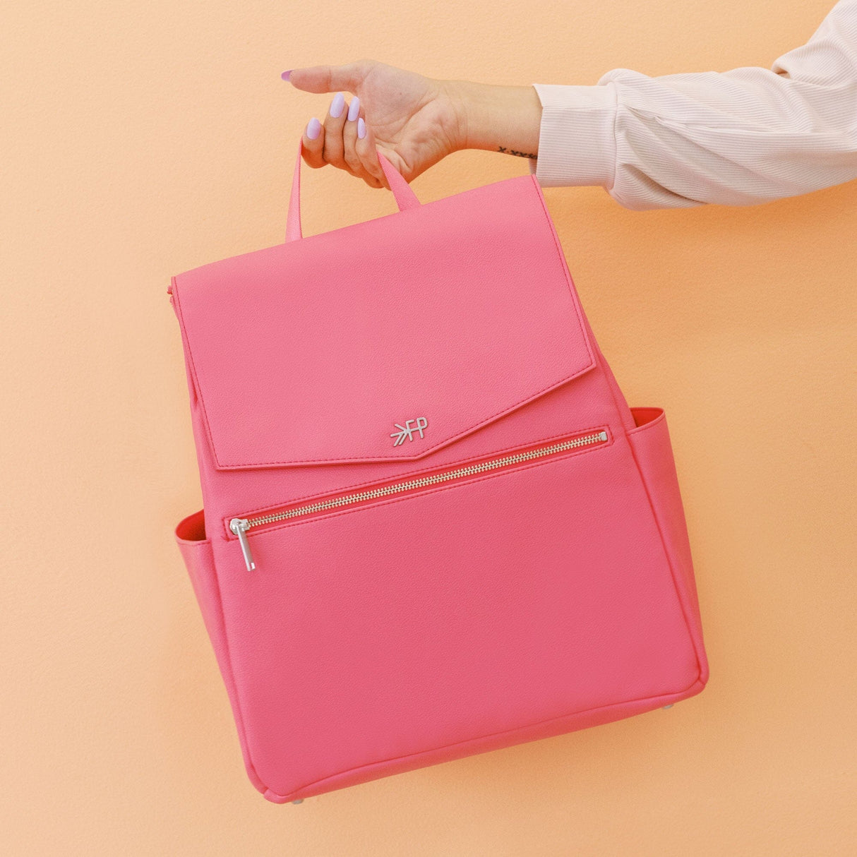 Hot Pink Classic Diaper Bag II - HoneyBug 