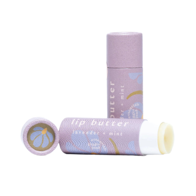 Lip Butter • Lavender Peppermint • Moisture Rich & Glossy Enhanced with Olive Squalane - HoneyBug 
