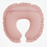 Pink Ruffle Nursing Pillow Cover
