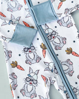 Bamboo Zip Romper | Rad Bunny - HoneyBug 