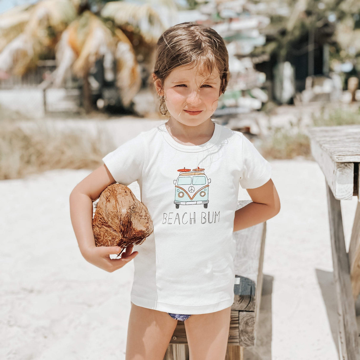 graphic tee | beach bum - HoneyBug 