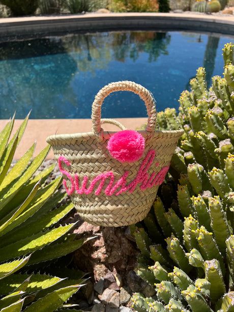 Sunshine Tote- Medium Pink - HoneyBug 