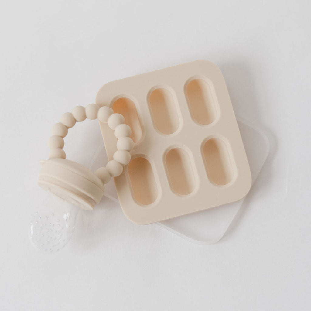 Silicone Fruit Feeder & Ice Tray Set