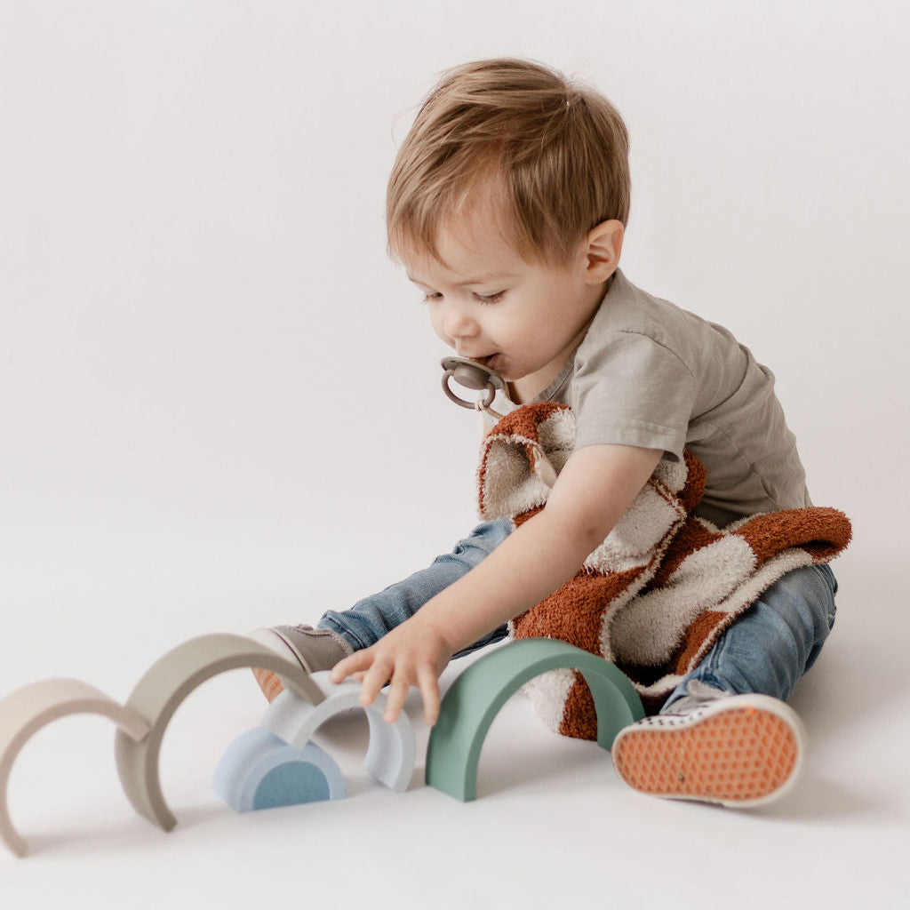 Silicone Stacking Rainbow