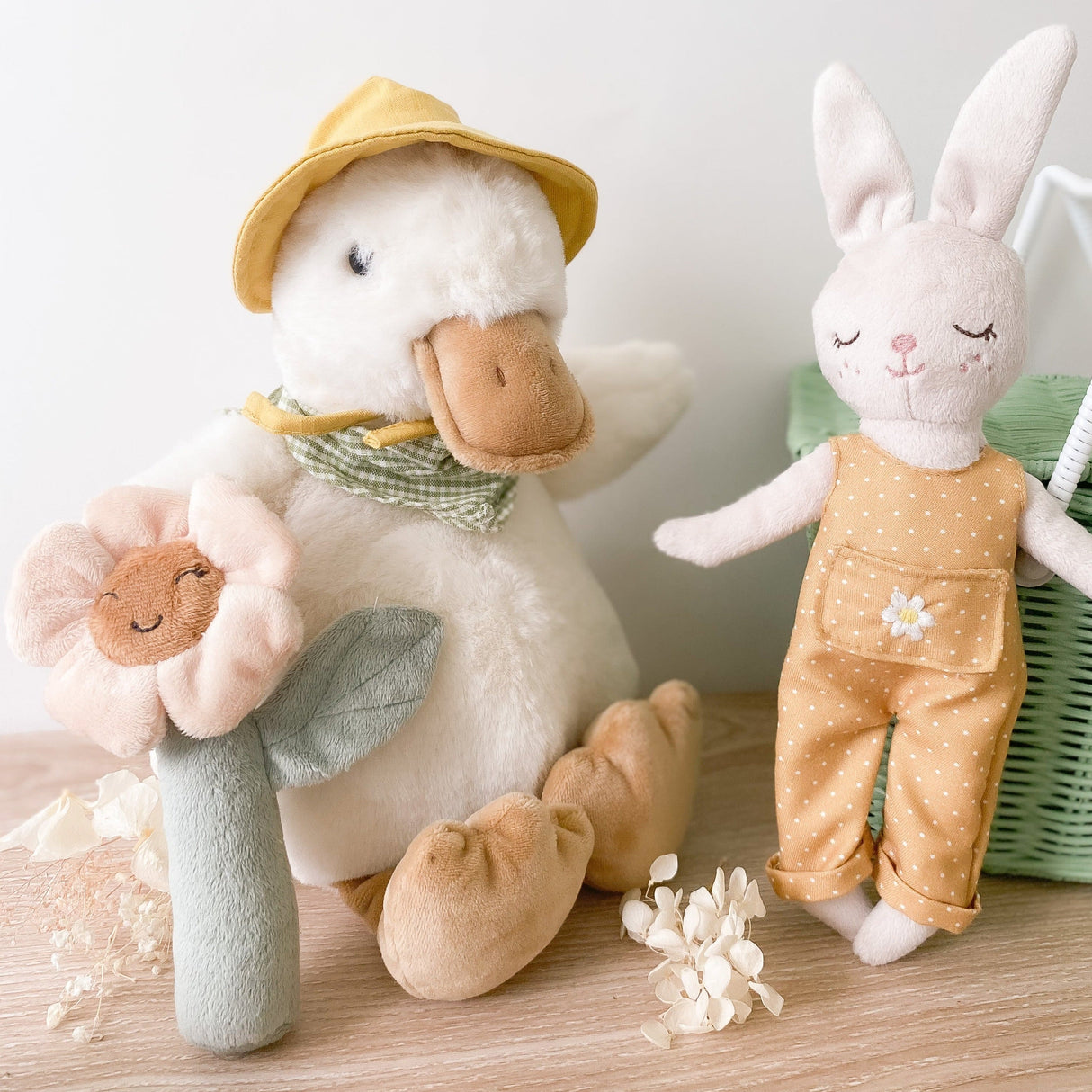 Baby Bunny Trio 3 Asst Soft Toy - HoneyBug 