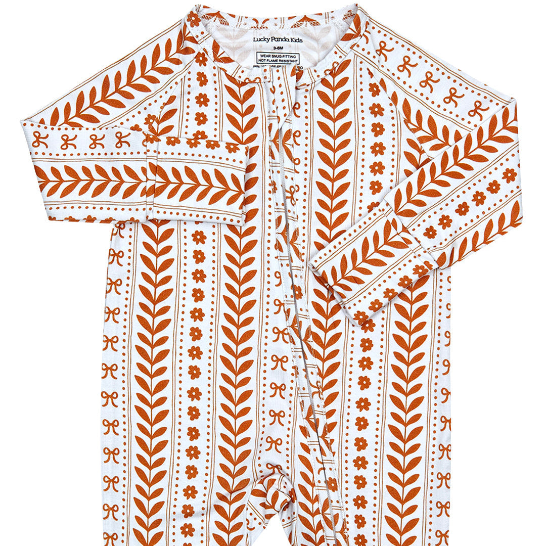 Bamboo Zip Romper | Boho Daisy