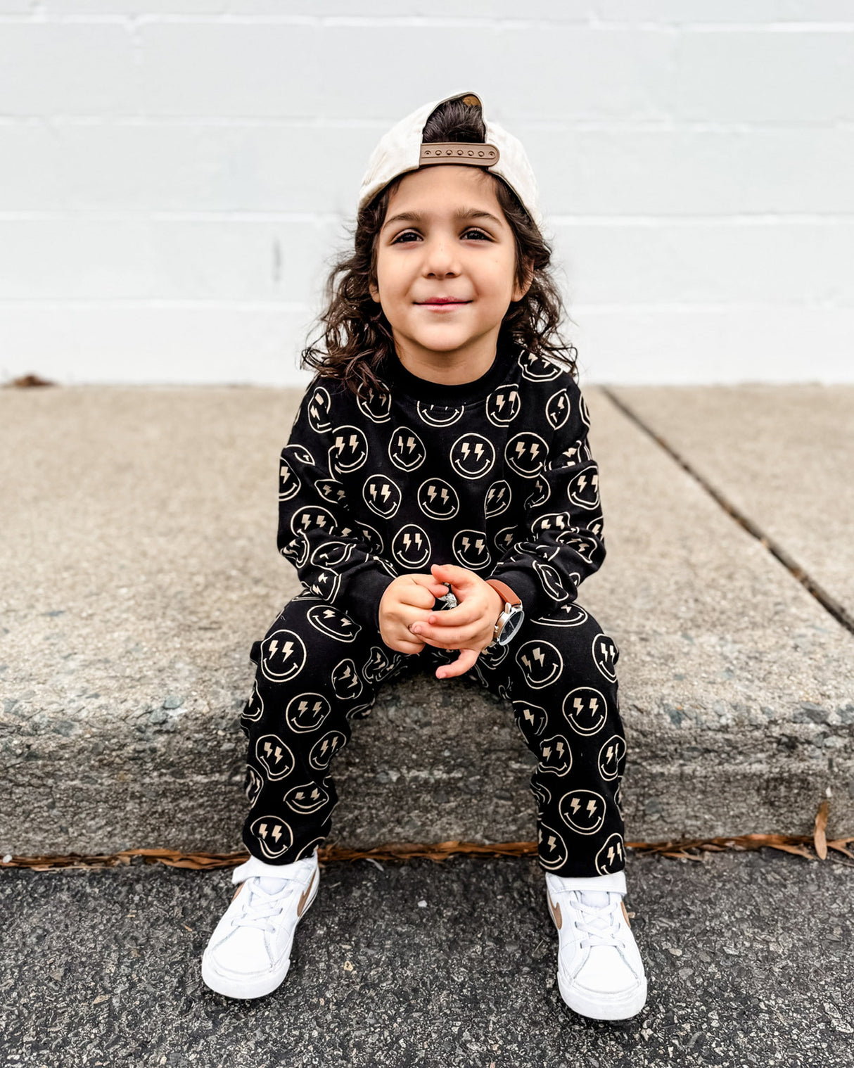 Jogger Set | Electric Smiley - HoneyBug 