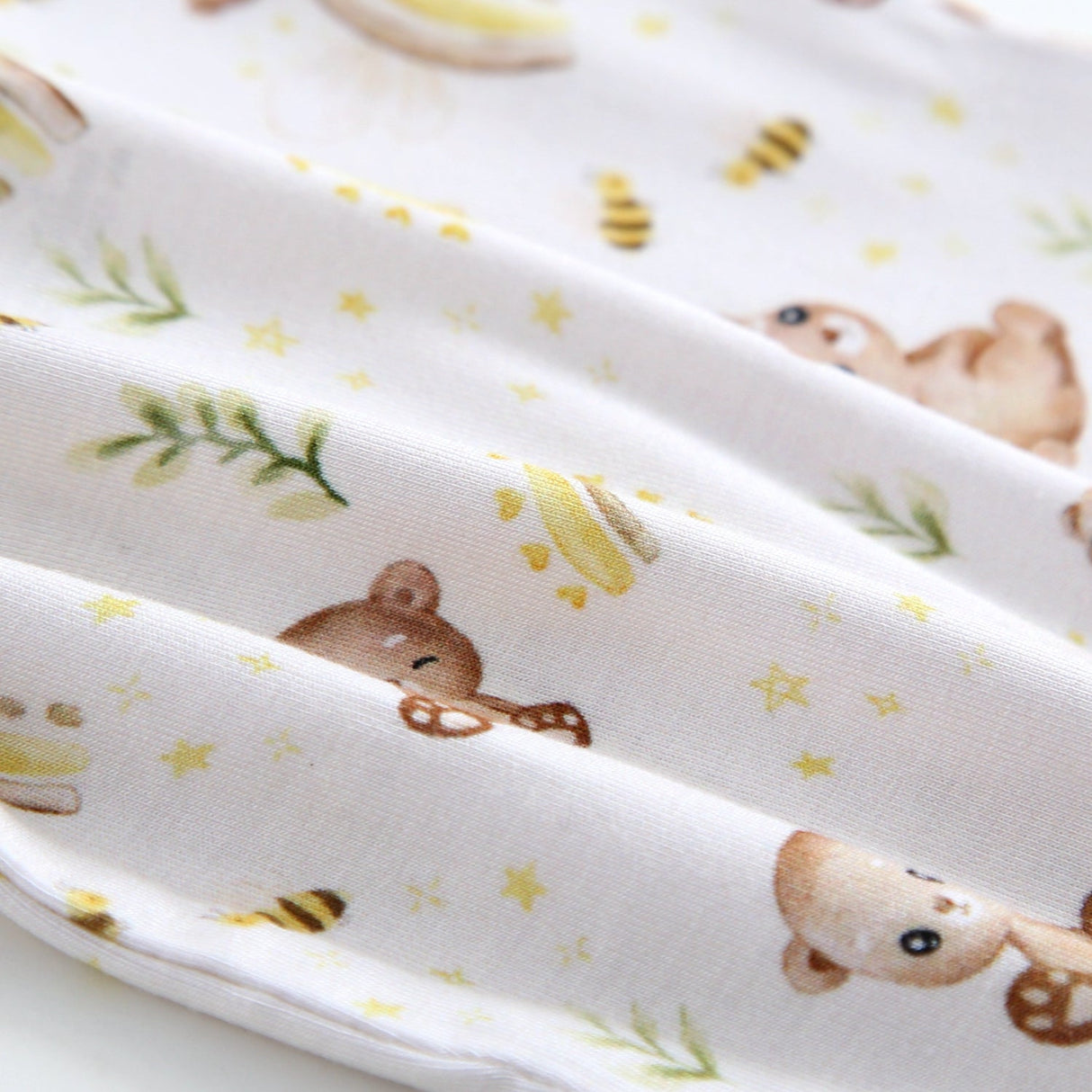 Sweet as Honey Zippered Baby Romper