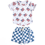 Cargo Shorts Set | Patriotic Vibes