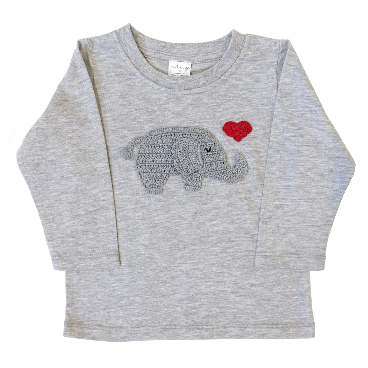 Valentine Elephant Tee, Red