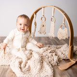 footie | ivory - HoneyBug 