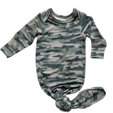 BAMBOO KNOTTED GOWN- Chris Camo - HoneyBug 