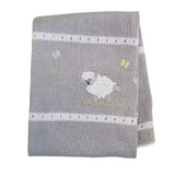 Lamb Baby Blanket, Grey