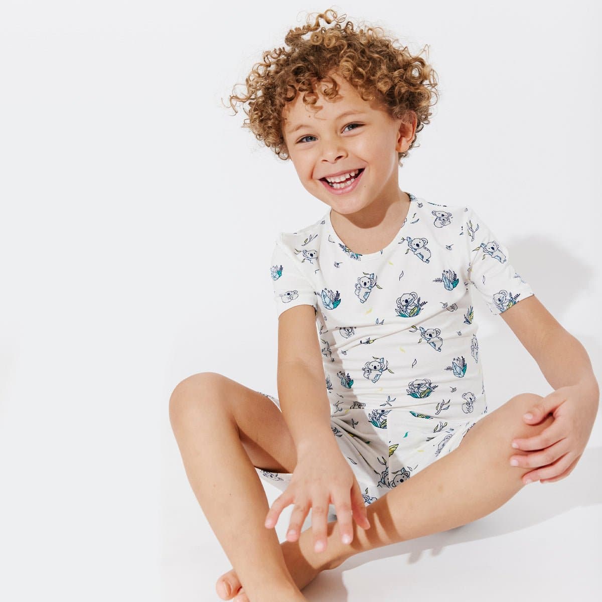 Koala Bamboo Kids Pajama Short Set - HoneyBug 