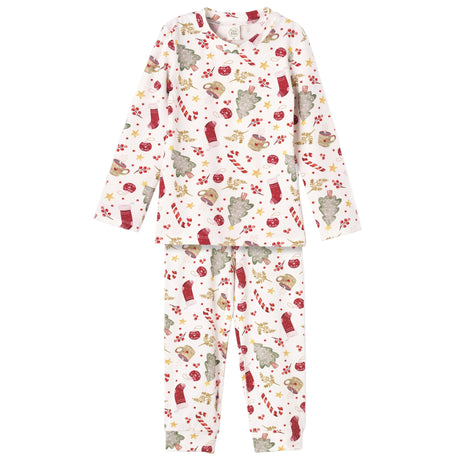 Kids’ Christmas Pajama Set – Soft Bamboo Holiday Sleepwear - Noel - HoneyBug 