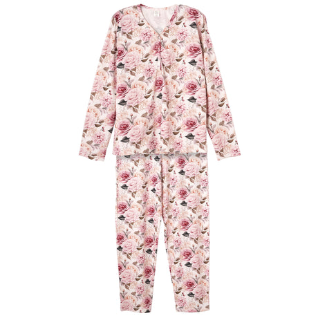 Garden Bouquet Women's Bamboo Pajama Set - HoneyBug 