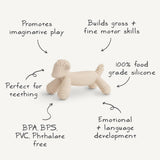 Lamb Figurine Teether - HoneyBug 