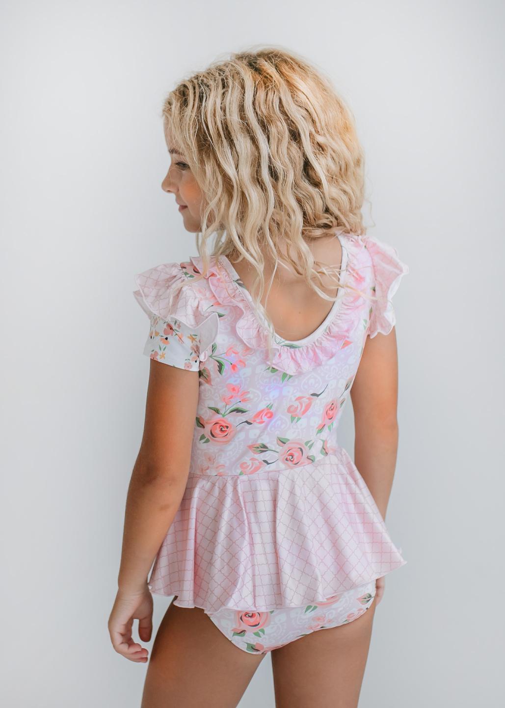 Pale Rose Skirted Leotard - HoneyBug 