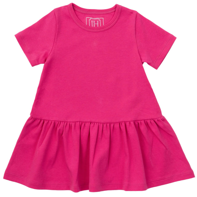 Lottie Girls' Dress - Magenta - HoneyBug 