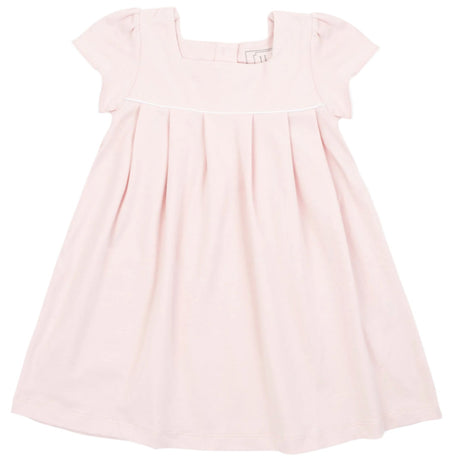 Lizzy Girls' Woven Pima Cotton Dress - Light Pink - HoneyBug 