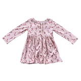 Long Sleeve Henley Dress