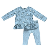 Long Sleeve Peplum Set