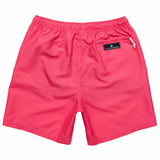 Mens Vintage Red Comfort Lined Swim Short - HoneyBug 