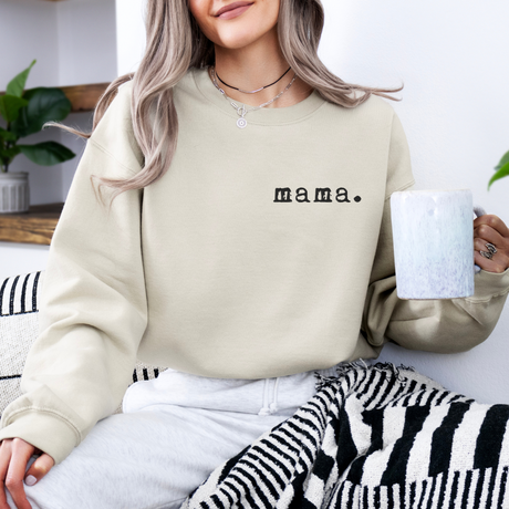 Mama. Embroidered |  Premium Adult Sweatshirt - HoneyBug 