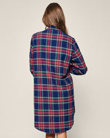 Women's Brushed Twill Maternity Nightshirt in Windsor Tartan - HoneyBug 