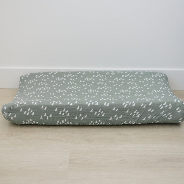 Pines Muslin Changing Pad Cover - HoneyBug 