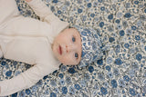 Bluebell Pointelle Bamboo Newborn Knot Hat - HoneyBug 