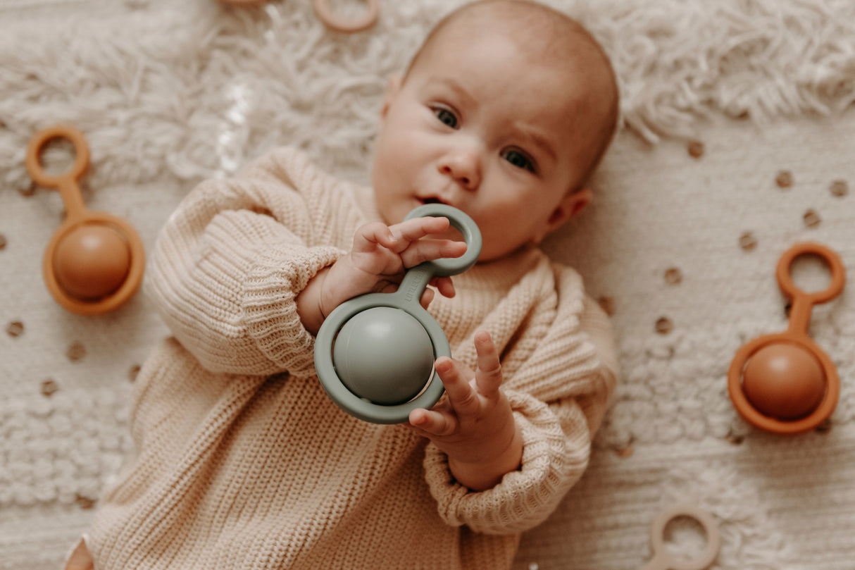 Rattle Toy  - Ora | Iceberg Green - HoneyBug 