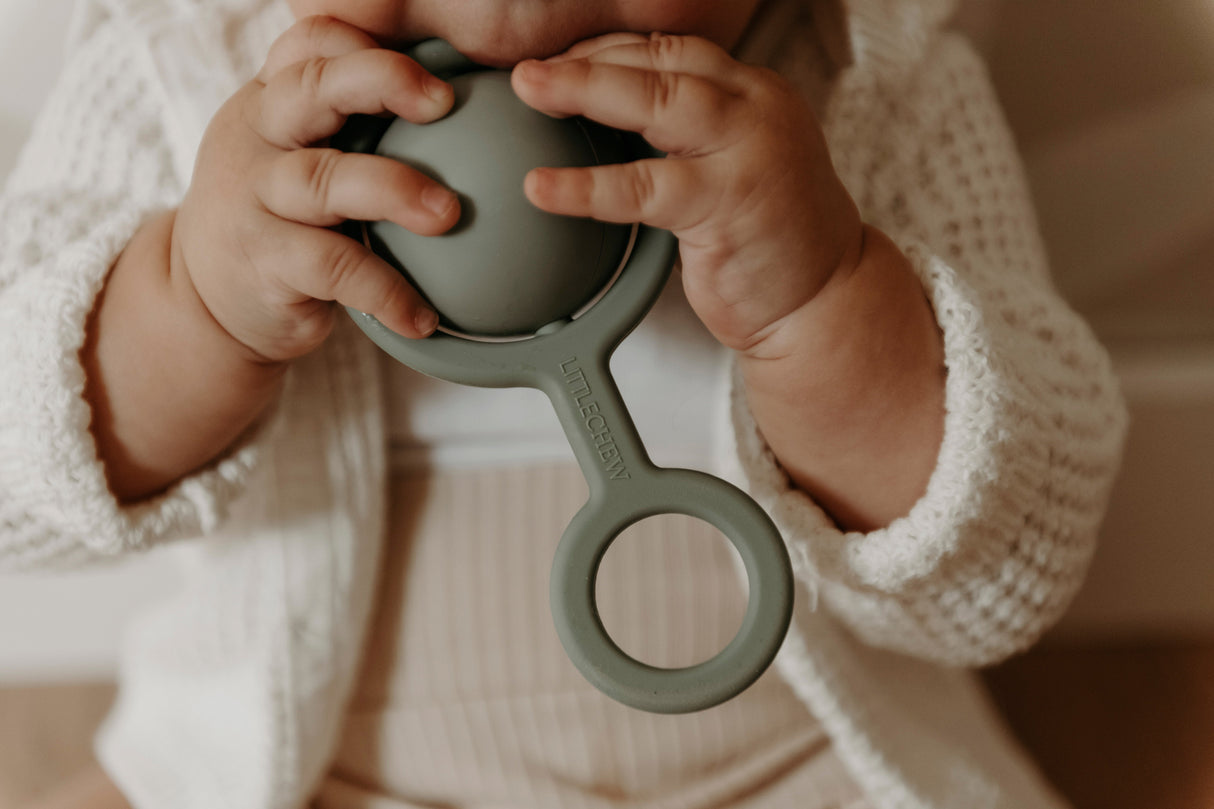 Rattle Toy  - Ora | Iceberg Green - HoneyBug 