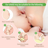 Haakaa Silicone Nipple Shields 2-pk (18 mm) - HoneyBug 