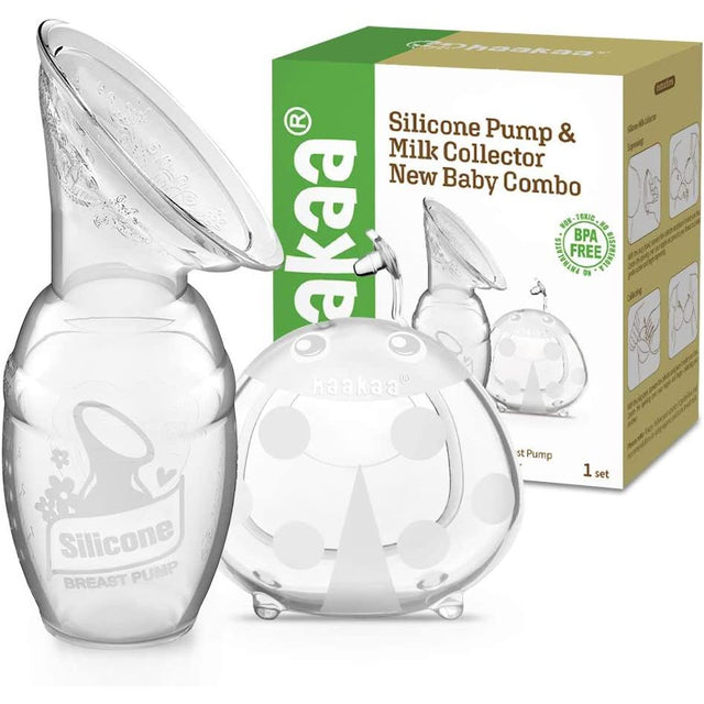 Haakaa Silicone Pump & Milk Collector Combo - HoneyBug 