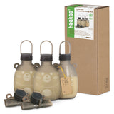 Haakaa Happii Bear Silicone Milk Storage Bag (9oz/260ml) - HoneyBug 