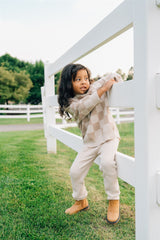 Cream Knit Leggings - HoneyBug 