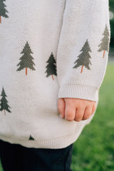 Pine Tree Knit Sweater - HoneyBug 